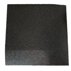 Rubber Playground Corner and Ramped Edges - 50cm x 50cm x 30mm